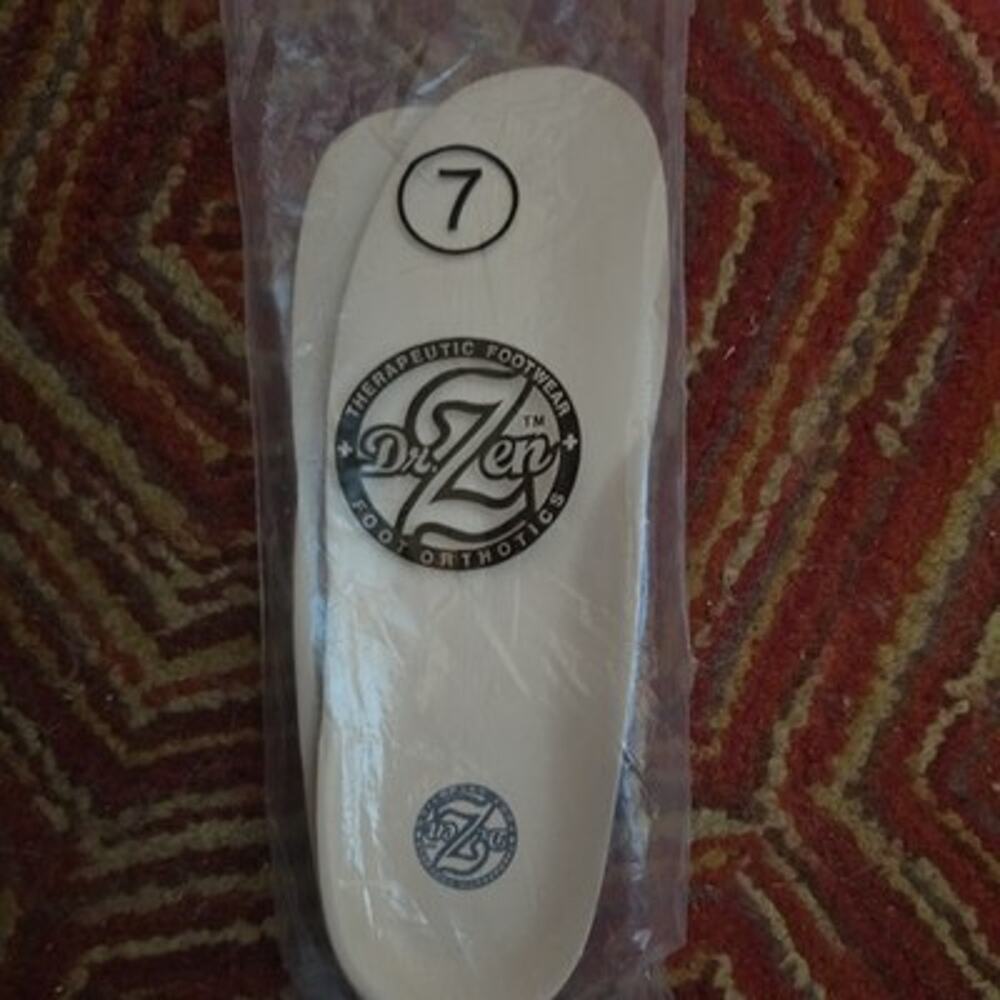 Dr. Zen Foot Orthotics Women's 7 Therapeutic Shoe Insoles Insert New